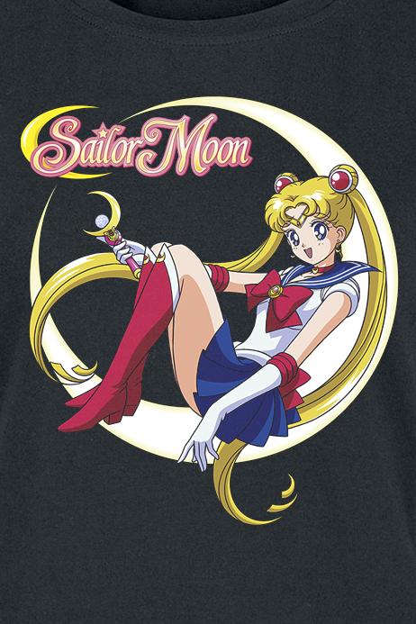 Immagine prodotto ABYstyle SAILOR MOON - Tshirt Sailor Moon donna SS nera - Basic (M)