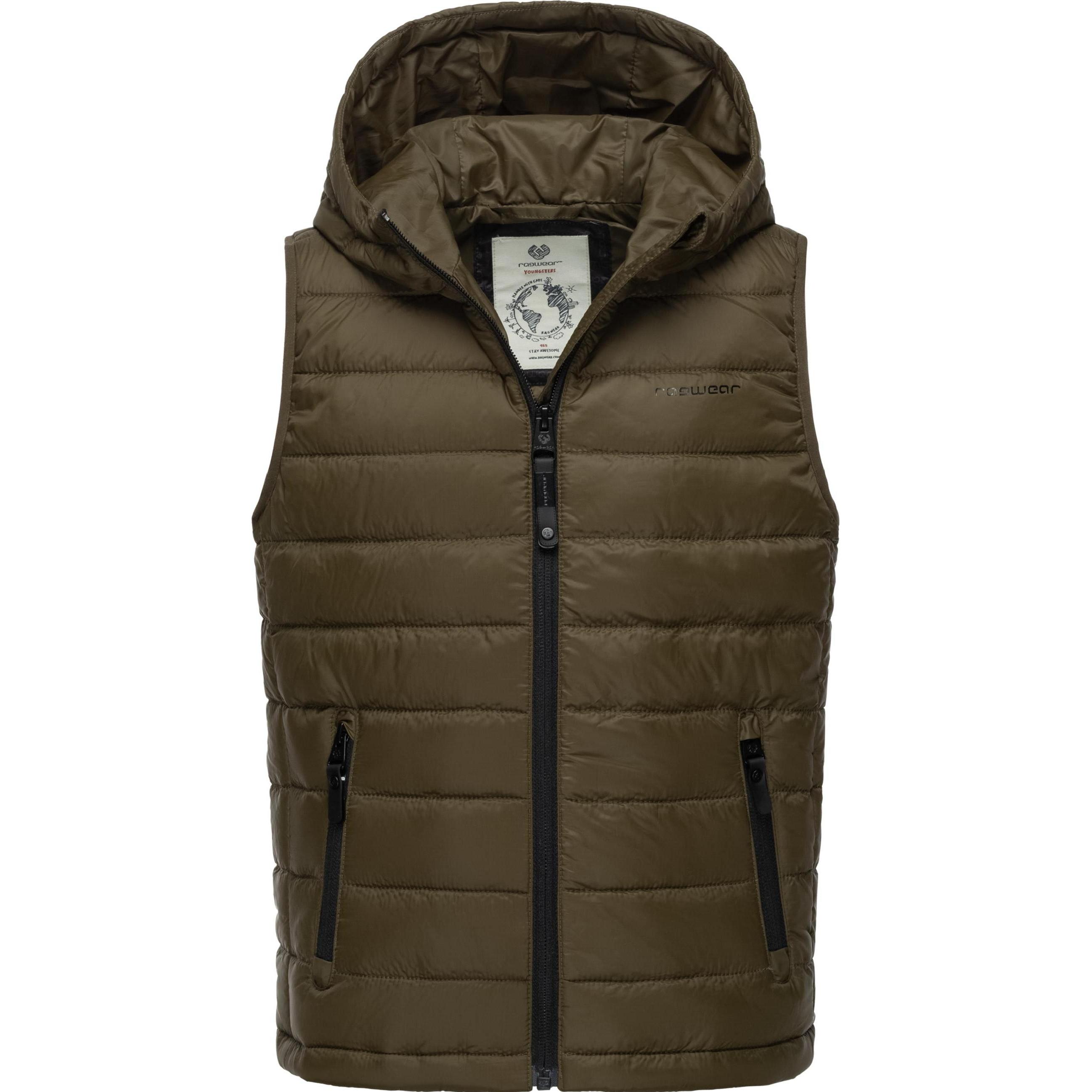 Thumbnail - Ragwear, Jungen, Weste, Semmy, Grün, (128)