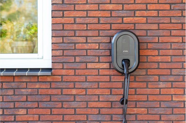 Actual product image Ratio Electric Charging station solar 11 - 22 kW, type 2, WLAN/LAN/BT, 5 m (Type 2, 22 kW, 32 A)