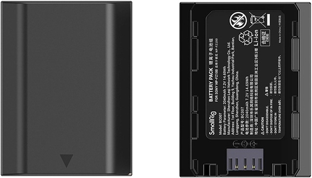 Actual product image SmallRig NP-FZ100 Set (Rechargeable battery, Charger)