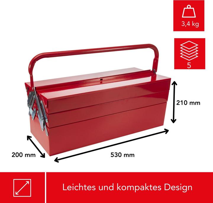 Actual product image Toolland Toolbox (1 Piece)