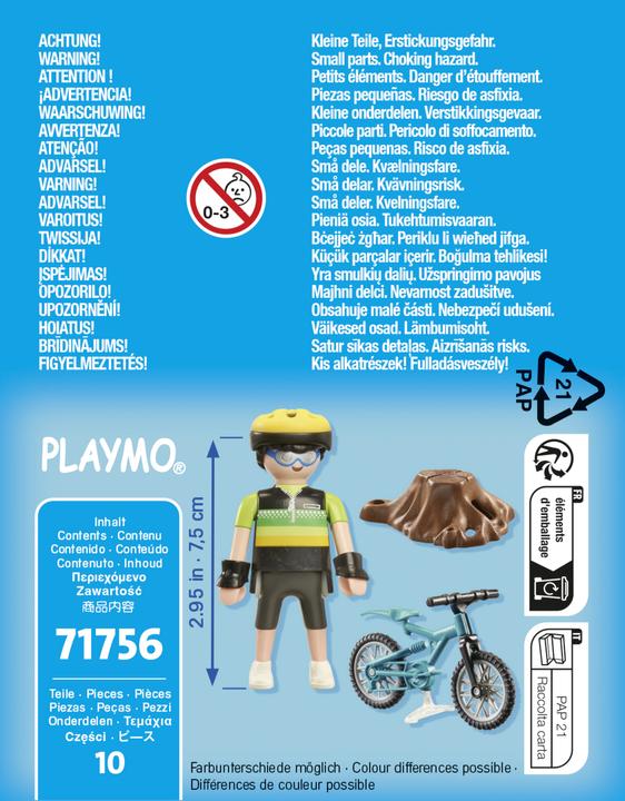 Image du produit Playmobil Vététistes (71756, Playmobil Special Plus)