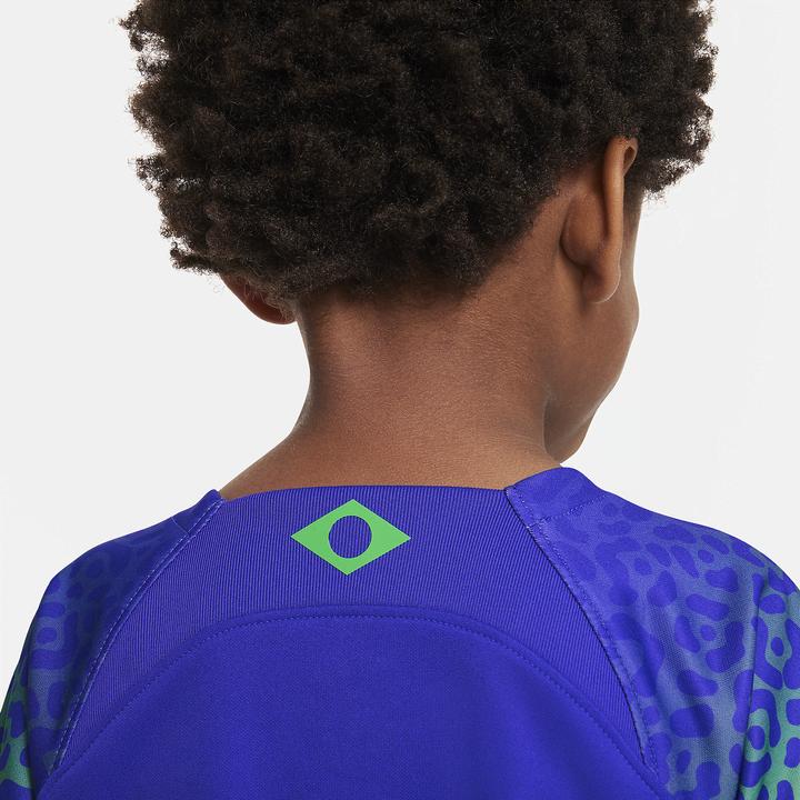 Produktbild Nike Brasilien Auswärts Trikotsatz für Kleinkinder WM (M)