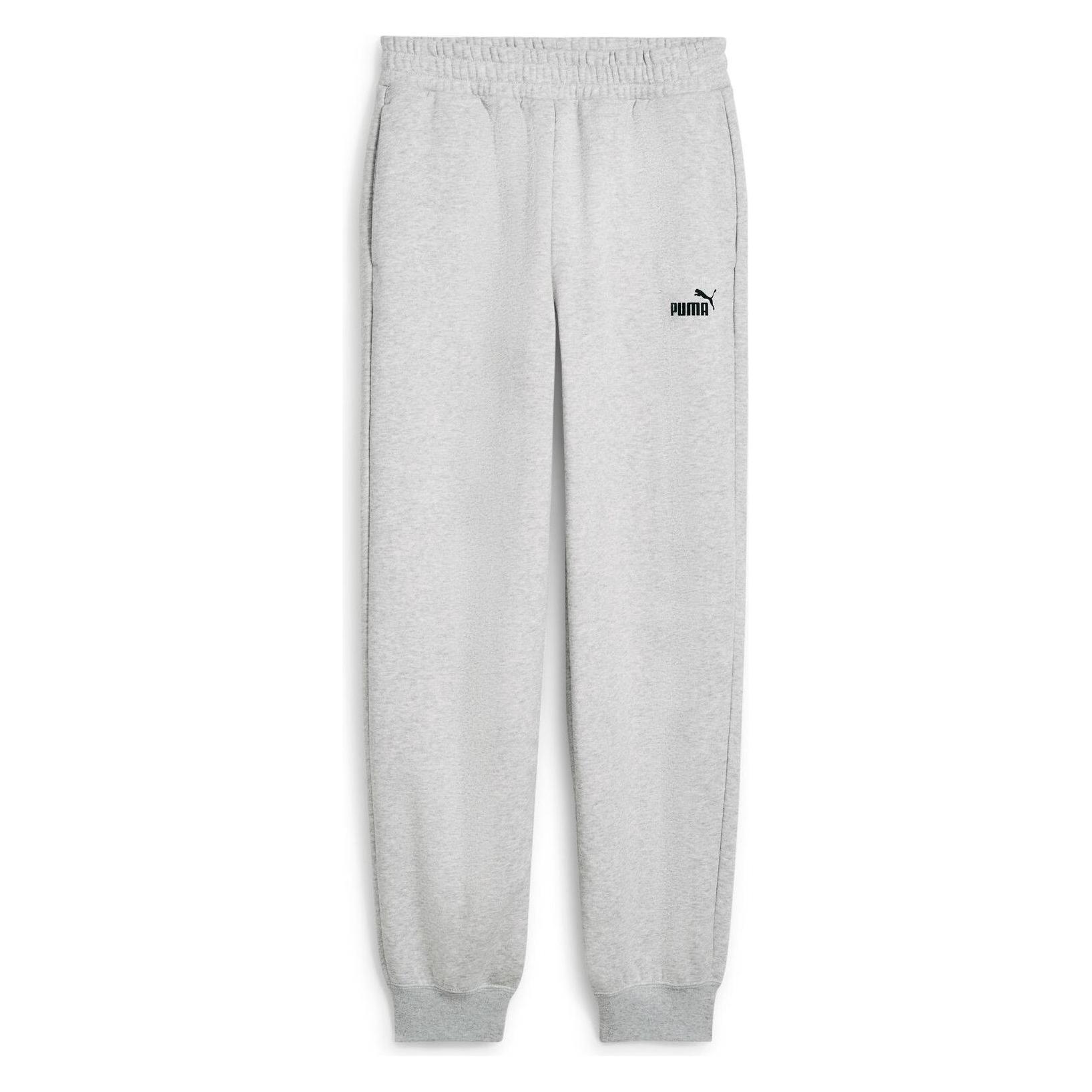 Puma, Vrouwen, Sportbroek, Ess Small No. 1 Logo Comfort Sweatpants Met Hoge Taille Fl Cl (M), Grijs