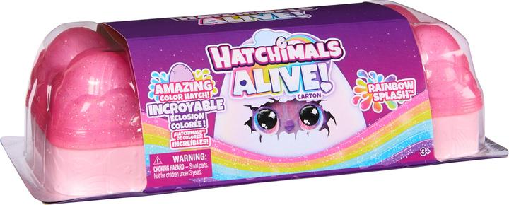 Actual product image Hatchimals Alive Rainbow Splash Egg