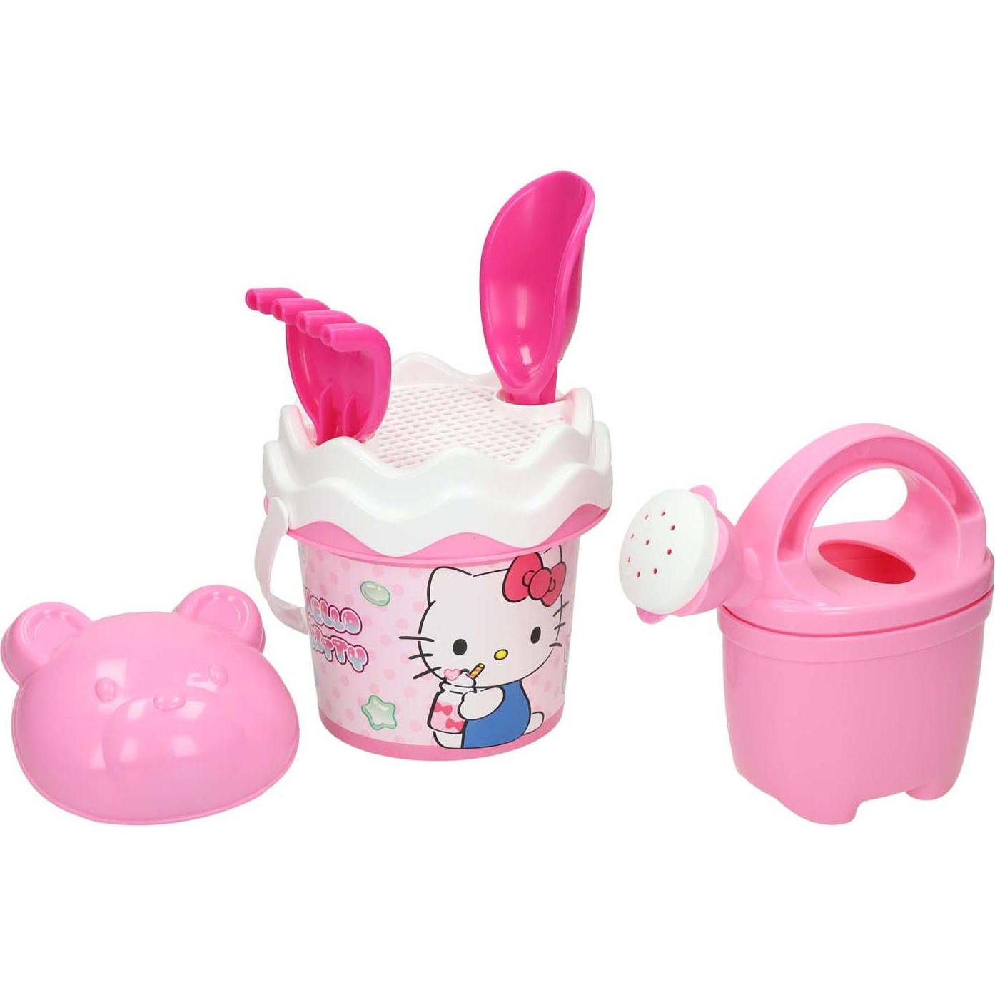 Androni Set di secchielli per la sabbia di Hello Kitty assortiti.