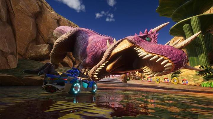 Actual product image Sega Sonic Racing: CrossWorlds (PS4) (PS4, DE)