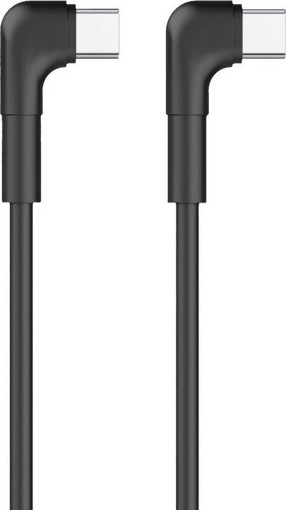 Produktbild Maxlife MXUC-09 Winkelkabel USB-C - USB-C 1,0 m 60W schwarz (1 m)