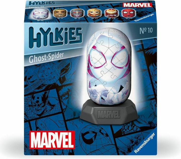Actual product image Ravensburger Hylkies: The new collectible figure series to assemble yourself. Figure #10 - Ghost (54 pieces)