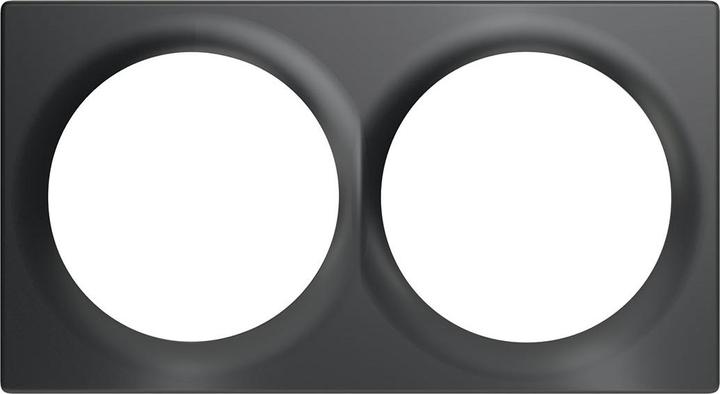 Image du produit Fibaro Walli Double Cover Plate FG-Wx-PP-0003-8 anthracite
