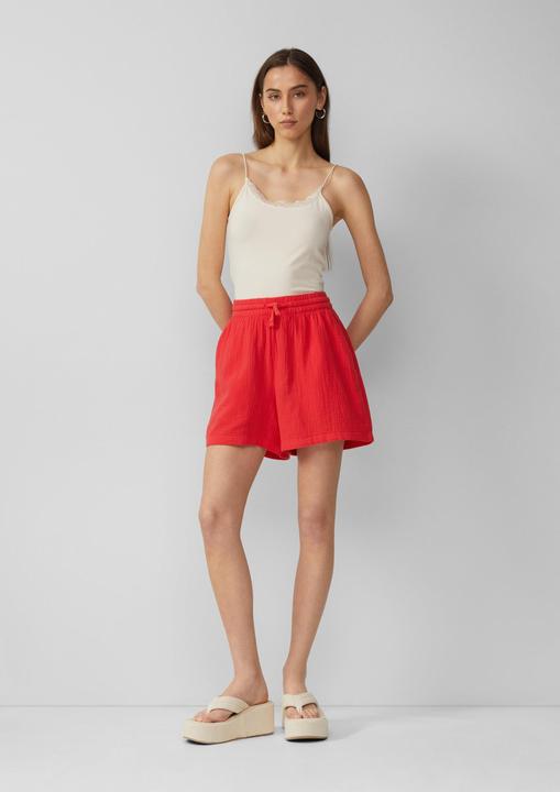 Produktbild S.Oliver Hose Musselin-Shorts mit Elastikbund (34)