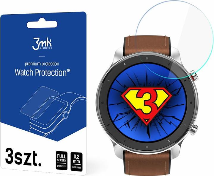 Produktbild 3MK hybrid glass Watch Protection FG for Xiaomi Amazfit GTR 47mm
