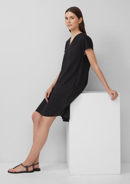 Actual product image S.Oliver Kleid Blusenkleid aus Leinenmix mit Eingrifftaschen (34)