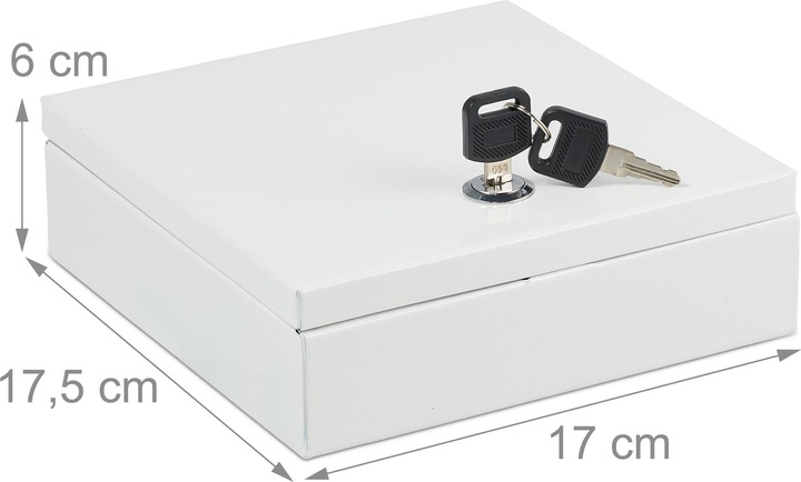 Actual product image Relaxdays Cash tin