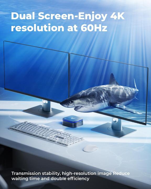 Image du produit NiPoGi Mini PC mit Intel Alder Lake N95 Prozessor (512 Go, 16 Go)