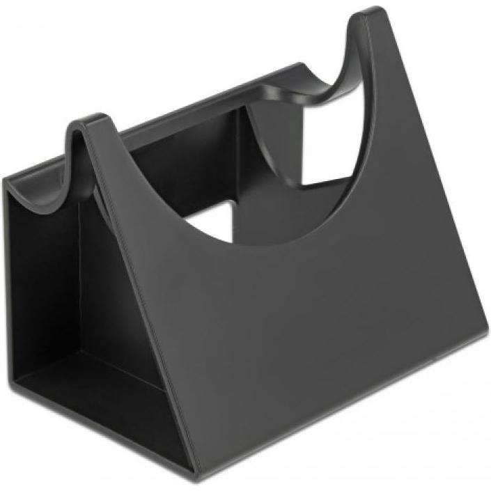 Delock Desk Stand für Echo Dot 3. Gen., Schwarz (1 Stk., Ständer), Lautsprecher Ständer + Wandmontage, Schwarz
