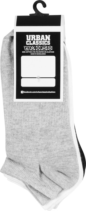 Immagine prodotto Urban Classics No Show Socks 5-Pack (Confezione da 5 pezzi, 47 - 50)