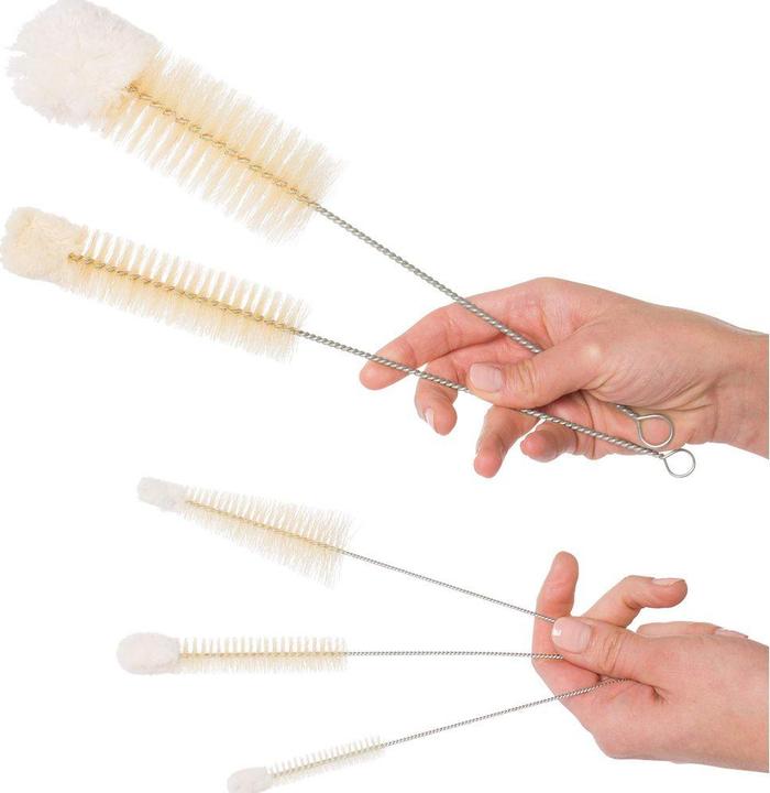 Immagine prodotto Bürstenhaus Redecker set di spazzole per bottiglie (5 pz.)