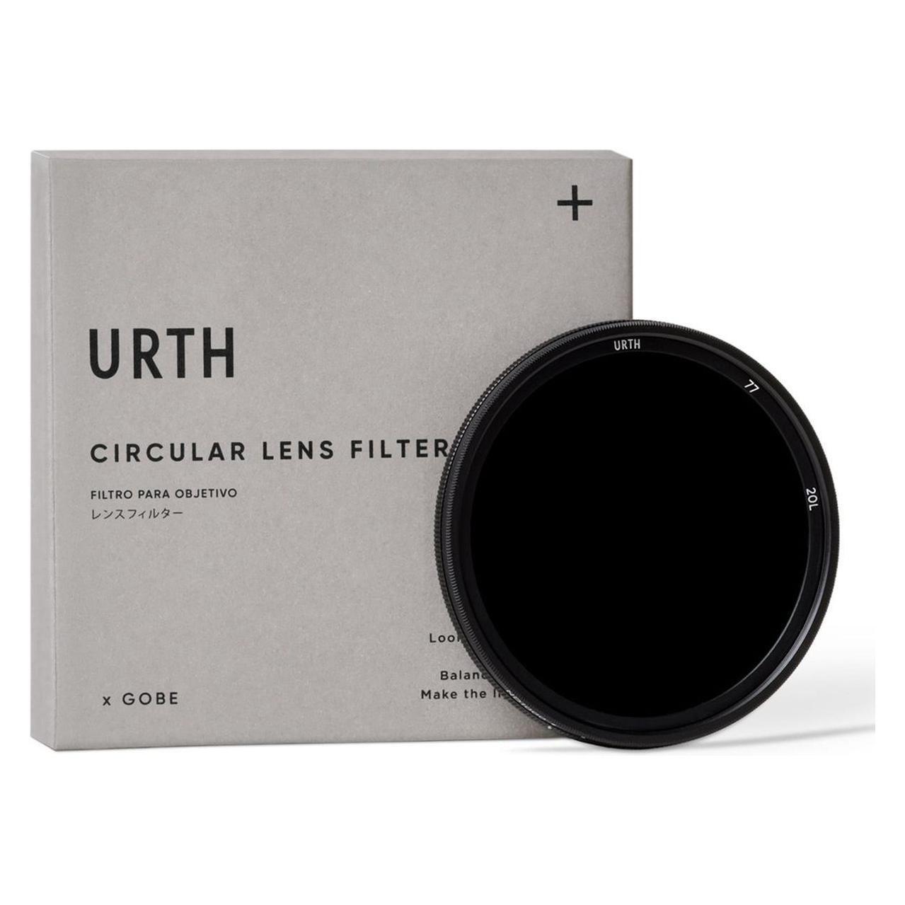 Urth 77mm ND64 1000 (6 10 Stop) Variable Nd Lens Filter (Plus+) (77 mm, Nd- / Graufilter), Objektivfilter, Schwarz