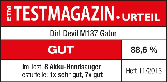Actual product image Dirt Devil Gator M137