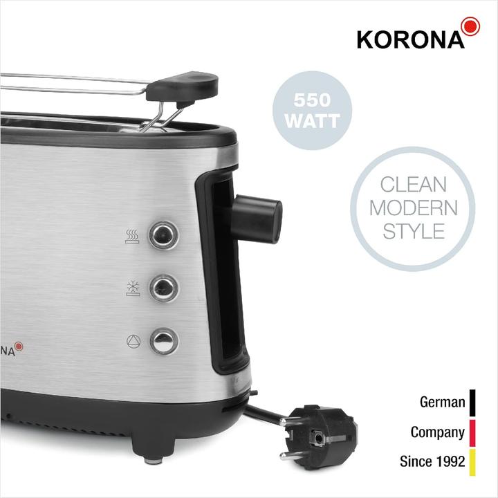 Korona Single-Toaster, edelstahl