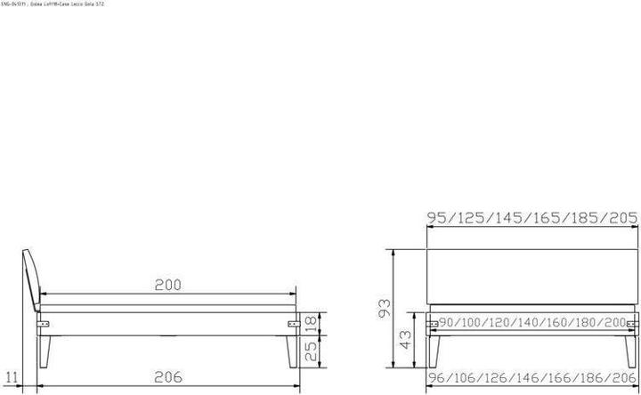 Produktbild Hasena Golea 25 (100 x 200 cm)