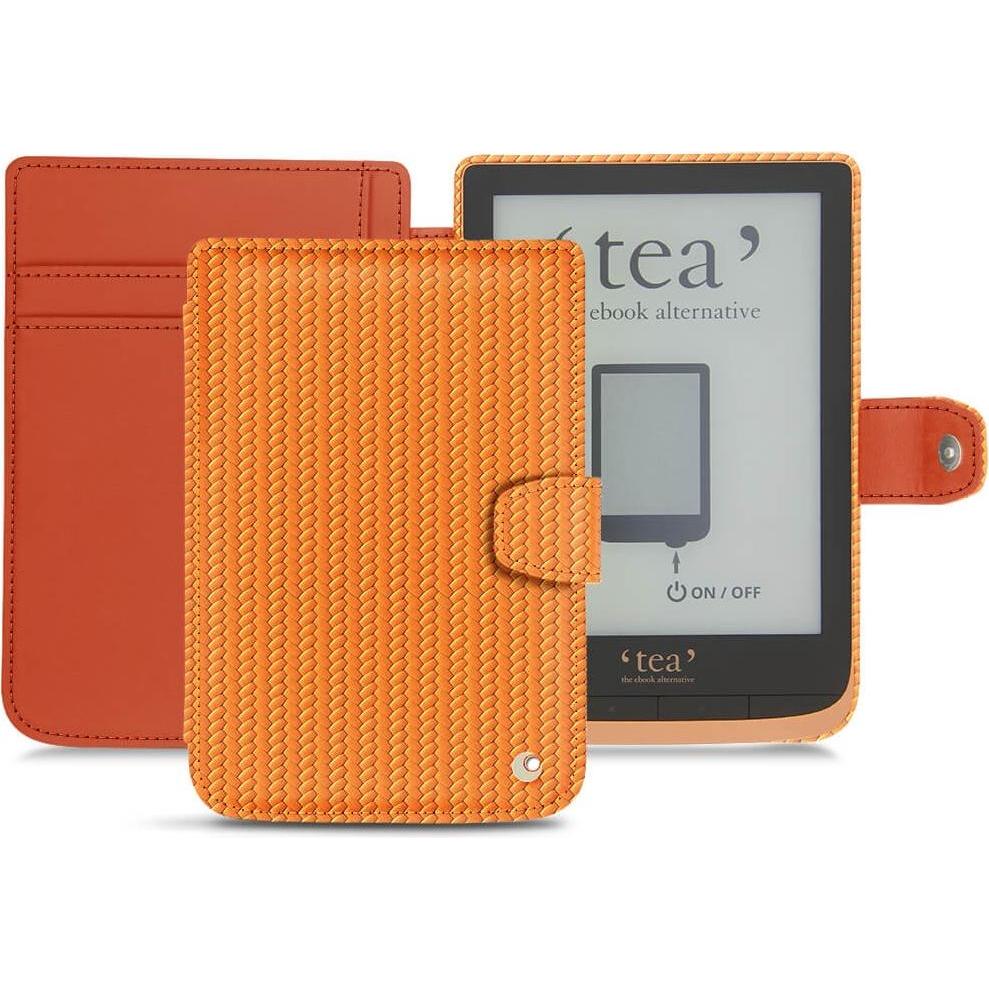 Noreve Lederschutzhülle Wallet (Touch HD 3), eReader Zubehör, Orange