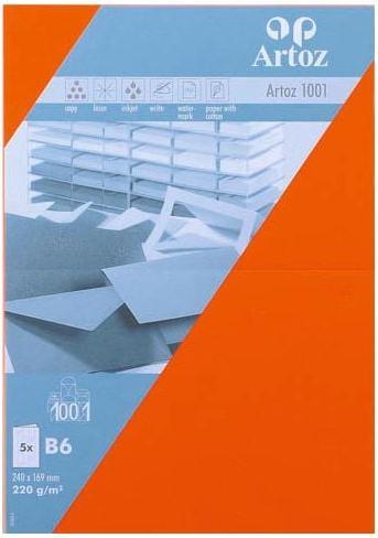 Produktbild Artoz 1001 Karten hummerrot (B6, 220 g/m², 5 x)