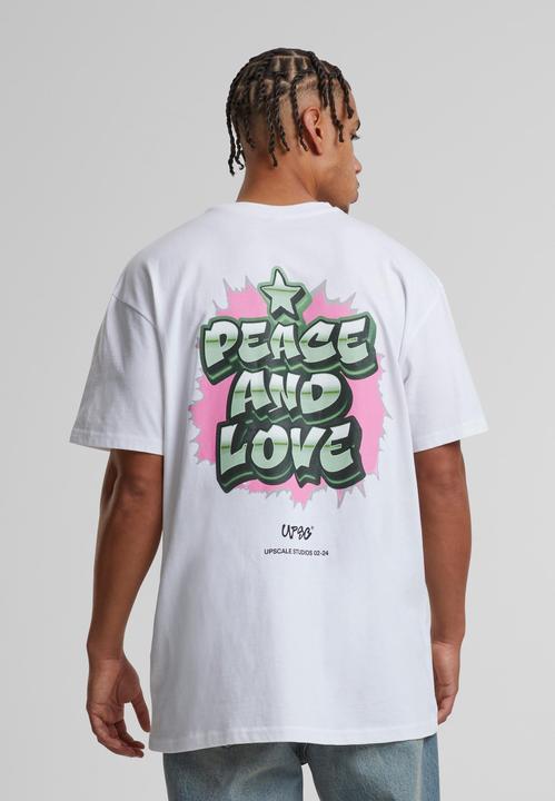 Produktbild Urban Classics Upscale Peace&Love Heavy Oversize Tee - 176629 (L)