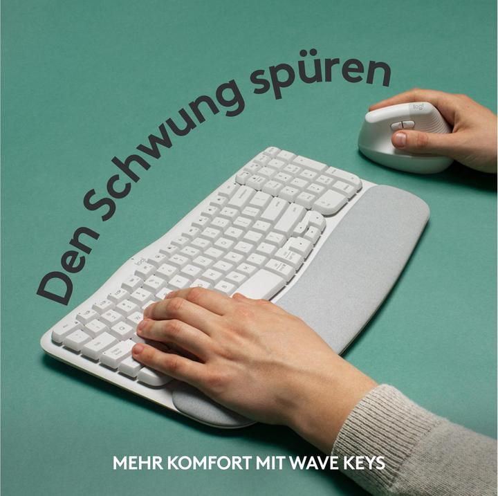 Immagine prodotto Logitech Wave Keys (CH, Senza fili)
