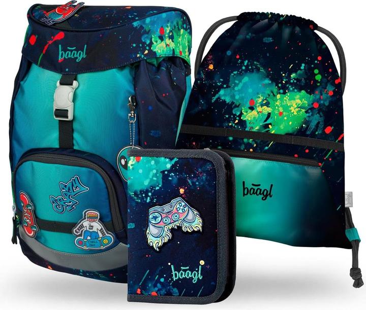 Produktbild Baagl 3-teiliges Schulranzen-Set (20 l)