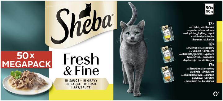 Produktbild Sheba Fresh & Fine in Sauce (Adult, 1 Stk., 2500 g)