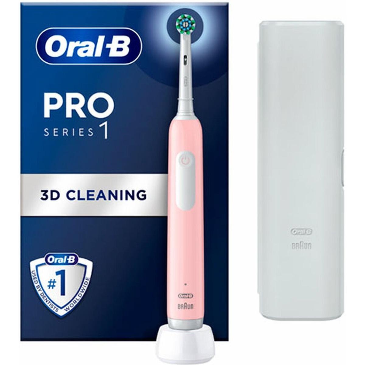 Oral-B, Spazzolino elettrico, Serie Pro 1 elett. Spazzolino rosa
