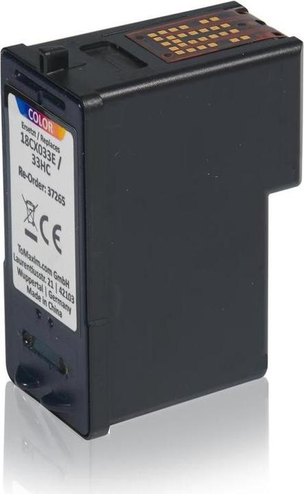 Produktbild Inkadoo Druckerpatronen kompatibel zu Lexmark 18CX033E / 33HC Druckkopfpatrone, color Farbe (Color)