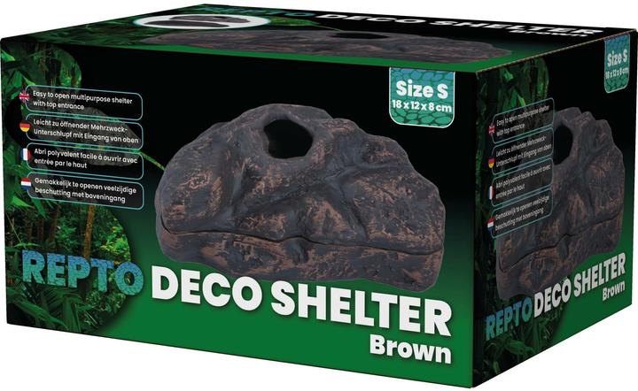 Actual product image Repto Plant Deco Shelter Brown S