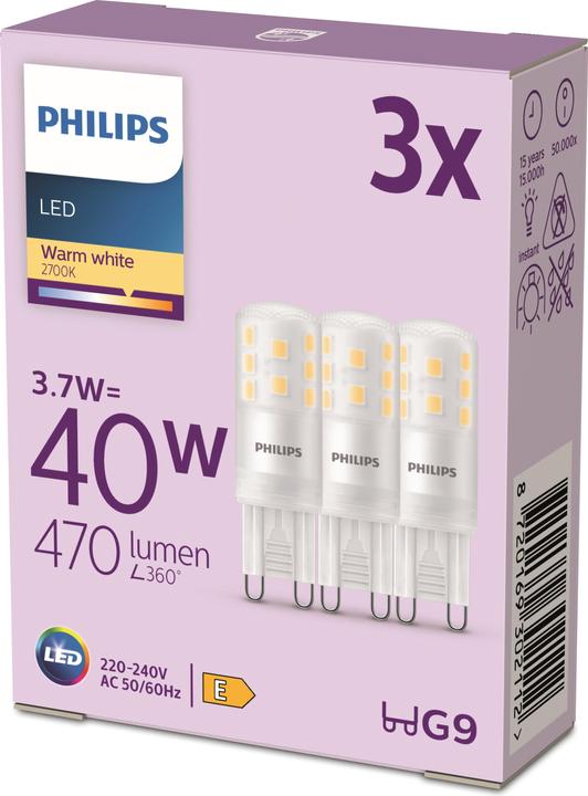 Produktbild Philips weiss (G9, 470 lm, 3 x)