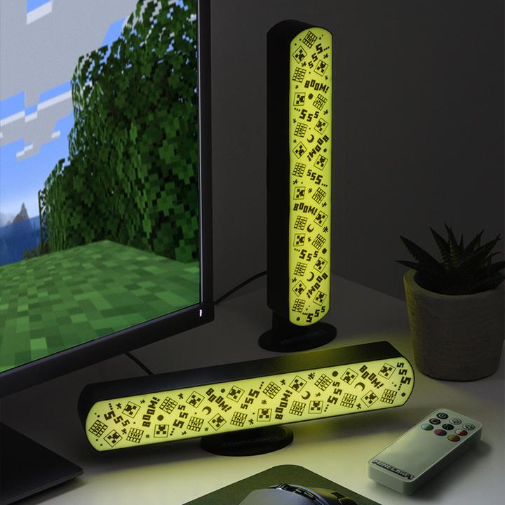 Image du produit Paladone Products Minecraft - Set de 2 barres lumineuses avec télécommande