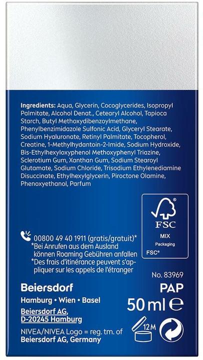 Actual product image NIVEA MEN Anti-Age Hyaluron (50 ml, 24h cream, SPF 15)