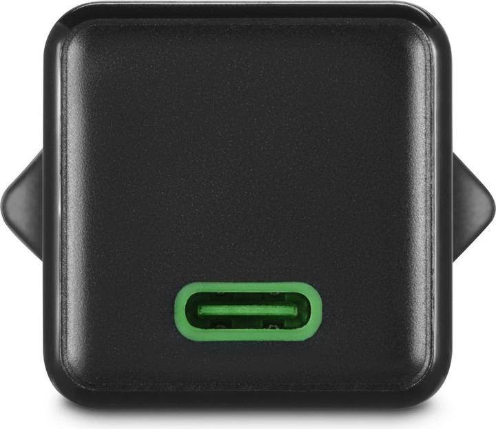 Actual product image Hama Fast charger, USB-C, PD/QC/GaN, super mini charger, 30 W, black (30 W)
