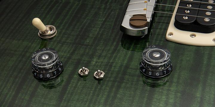 Actual product image PRS SE Paul's Guitar | Teal Black (Electric guitar, Brass, Mahogany, Maple, Nickel, Rosewood)