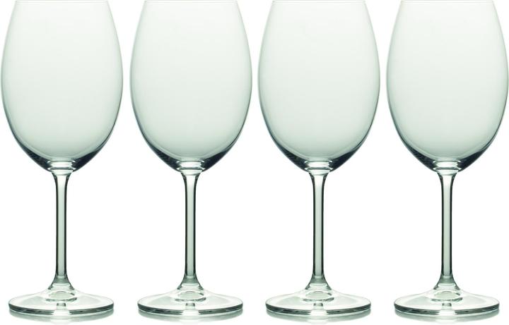 Mikasa Set of Four Bordeaux glasses (21.50 cl, 4 Glasses, Red wine glasses)