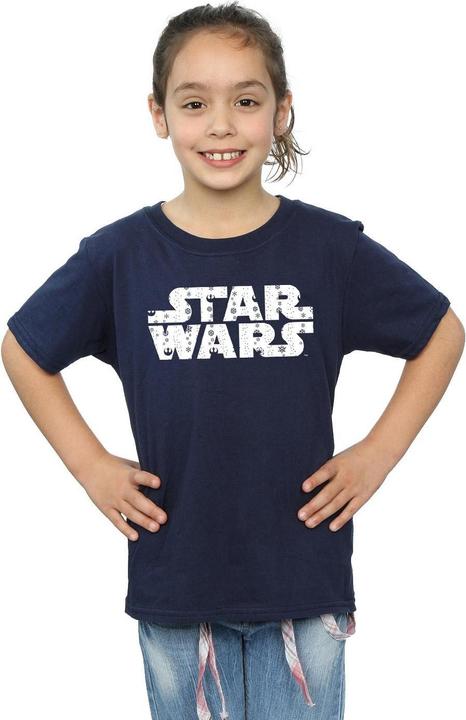 Produktbild Star Wars Christmas Logo TShirt Mädchen (128)