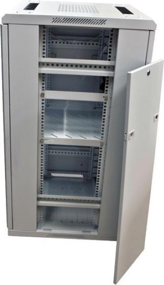 Actual product image Triton 19 Cabinet 22U W600 / D600mm *light grey* SNB series glass door (22 RU, 19 inch rack)