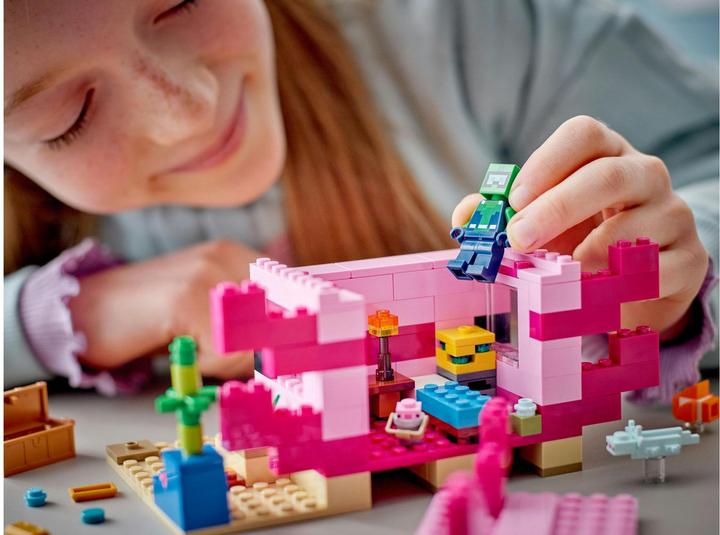 Produktbild LEGO Das Axolotl-Haus (21247, LEGO Minecraft)