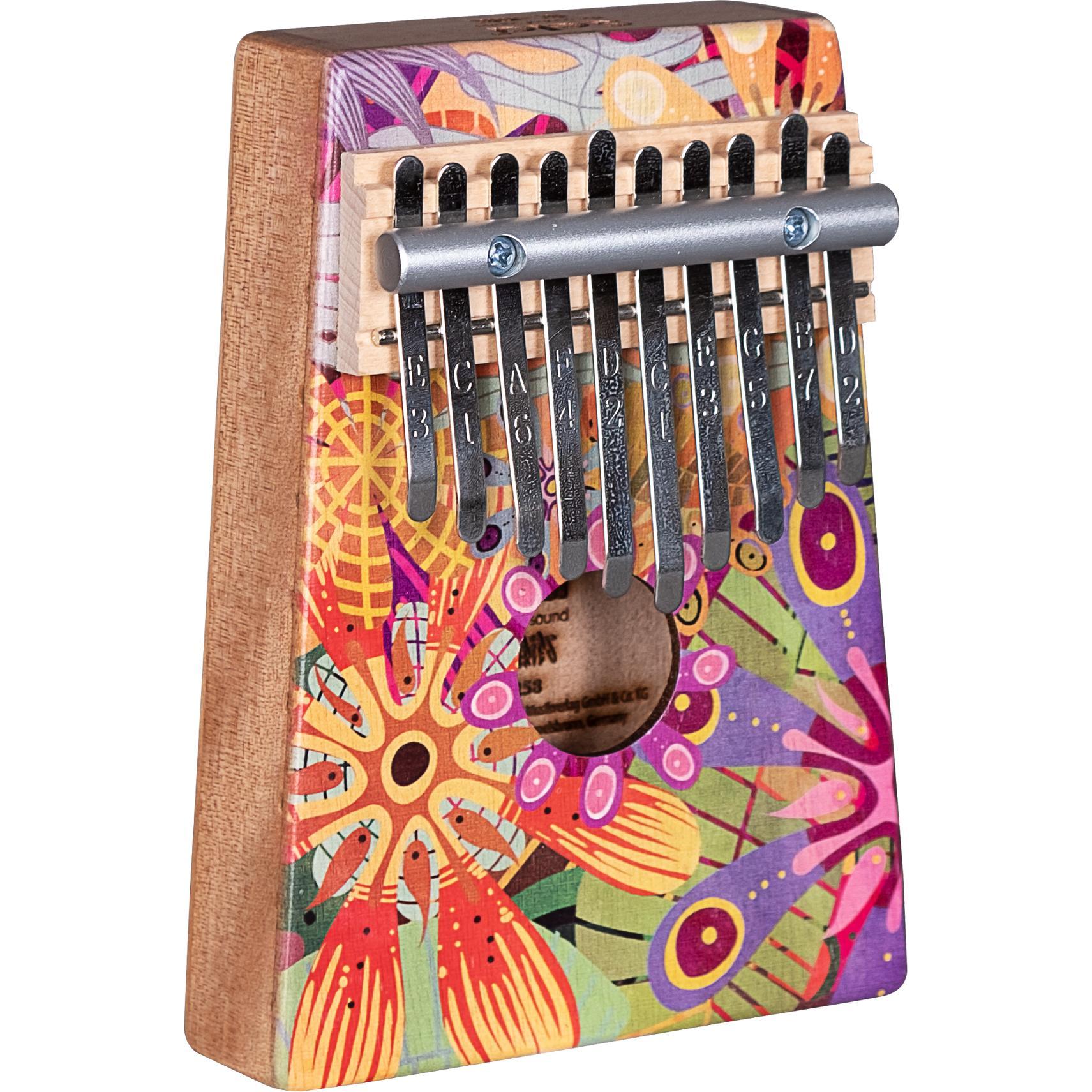 Sela Art Series Kalimba 10 Flower Power, Perkussion