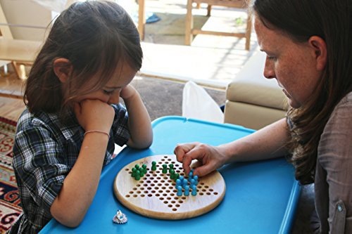 Immagine prodotto Activity Board Giochi di strategia Halma e gioco cinese GO Gobang (Cinque in fila) - Gioco da tavolo 2 in 1