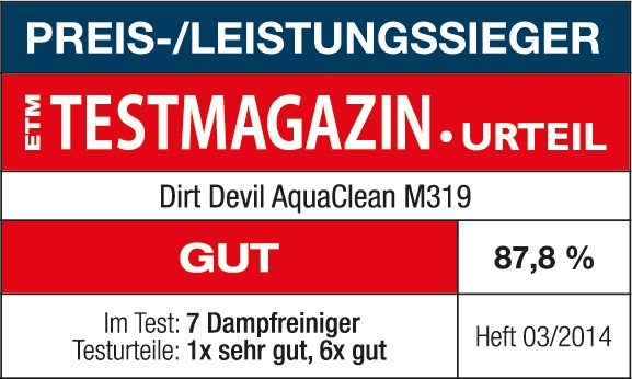 Immagine prodotto Dirt Devil Aquaclean M319 (2.60 bar, 1500 W)