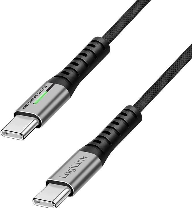 Actual product image LogiLink USB C — USB C (0.30 m, USB 2.0, 100 W)