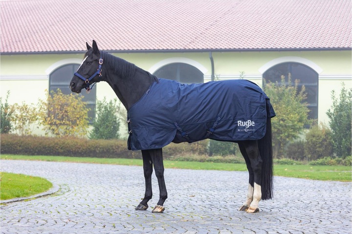 Actual product image Kerbl Outdoor horse rug RugBe Zero 145 cm, dark navy