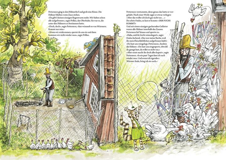 Actual product image Pettersson und Findus. Aufruhr im Gemüsebeet (German, Sven Nordqvist, 2013)